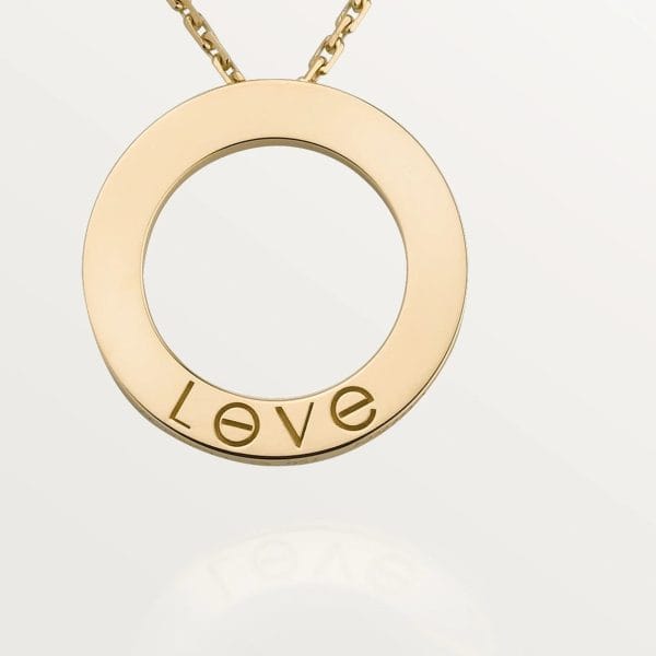 car The London Love Necklace With 3 Diamonds - Image 6