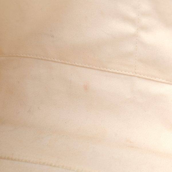 cc Canvas Pearl Large Deauville Tote Ecru Beige - Image 11