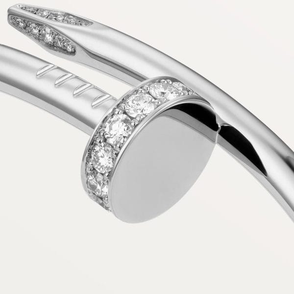 car Inspired Juste Un Clou Nail Bracelet With CZ Diamond - Bild 6