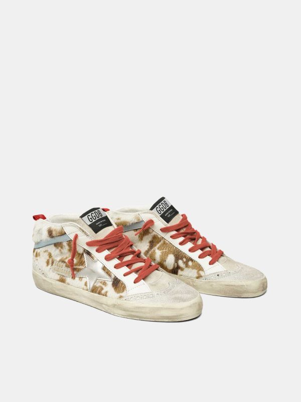 Mid Star sneakers in cow-print pony skin - Afbeelding 3