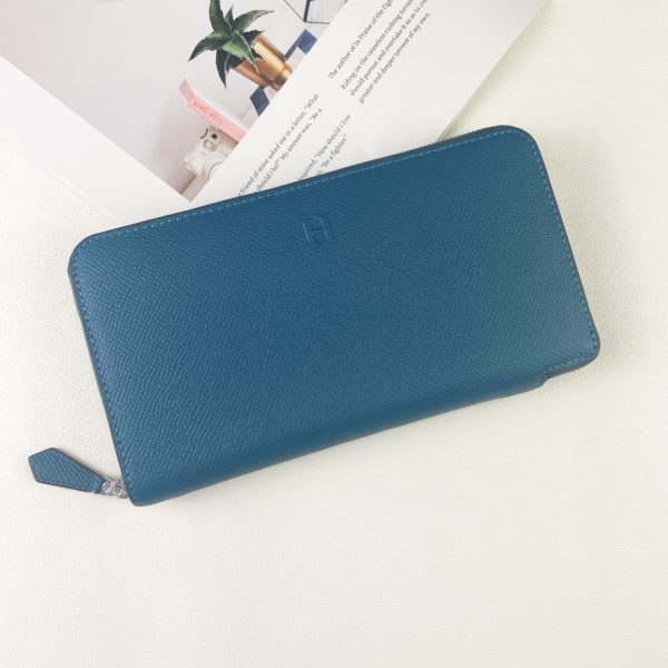 H Silk'in empson-Barenia leather wallet size : 20x11.5x1.5 cm - Afbeelding 14