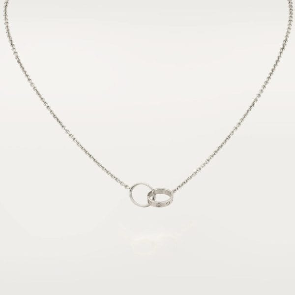 car Love Necklace Interlocking 2 Circles Necklace - Afbeelding 10