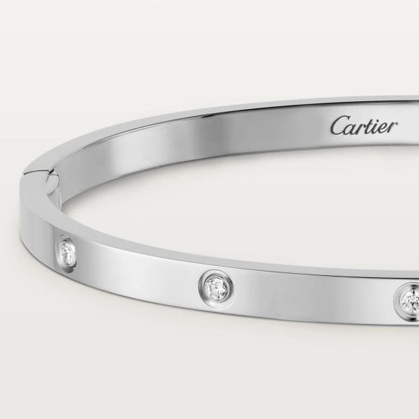 car The London Love Bracelet With 8 Diamonds Small Model-4mm Width - Image 11