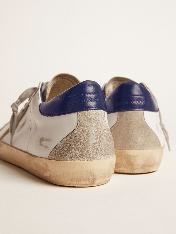 Star Sup-S sneakers in suede with blue heel tab - Image 5