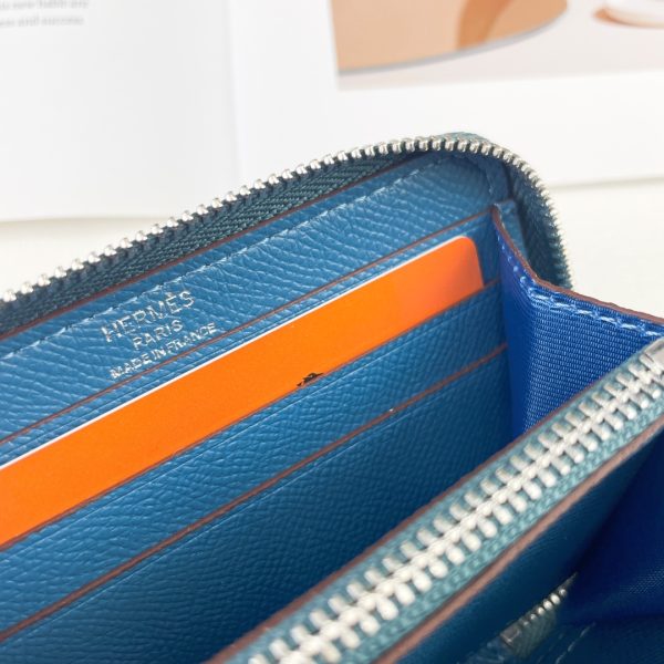 H Silk’in Empson-Barenia leather wallets size : 9.5 x 11.5 cm - Afbeelding 10