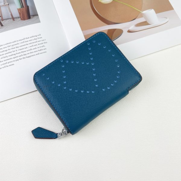 H Silk’in Empson-Barenia leather wallets size : 9.5 x 11.5 cm - Afbeelding 8