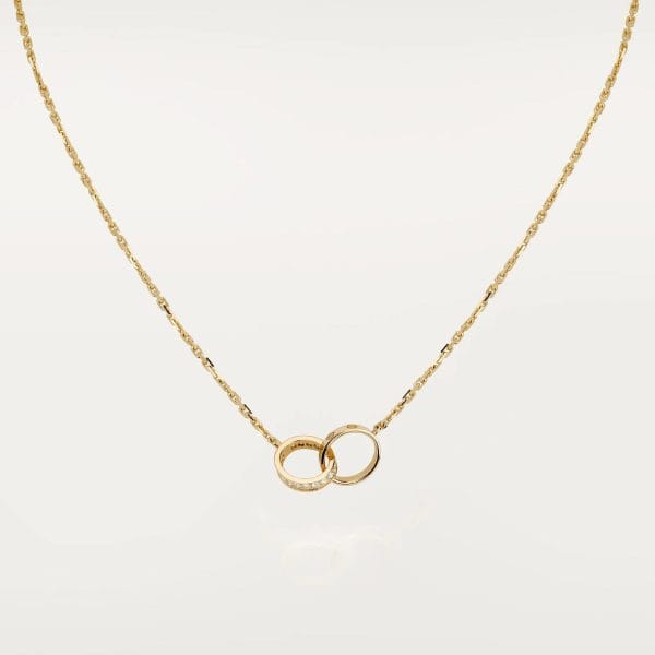 car Love Necklace Interlocking 2 Circles Necklace - Afbeelding 18