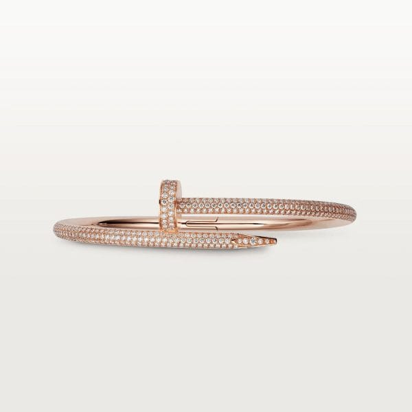 car Inspired Juste Un Clou Nail Screw Bracelet With Full Diamond Paved - Billede 10