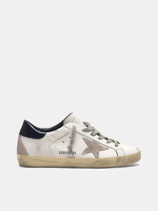 Star Sup-S sneakers in suede with blue heel tab