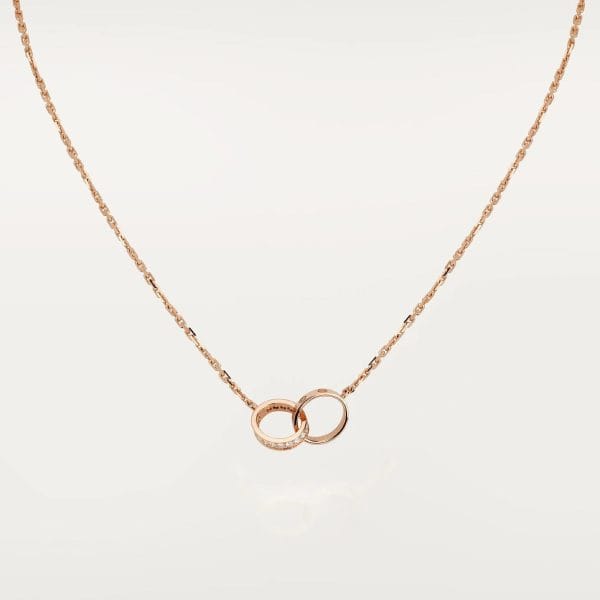 car Love Necklace Interlocking 2 Circles Necklace - Afbeelding 19