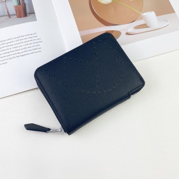H Silk’in Empson-Barenia leather wallets size : 9.5 x 11.5 cm - Afbeelding 9