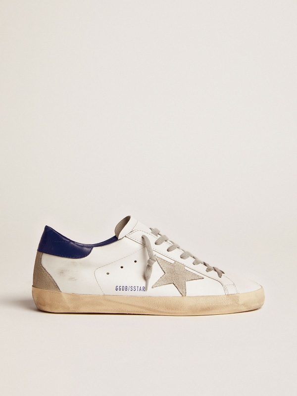 Star Sup-S sneakers in suede with blue heel tab