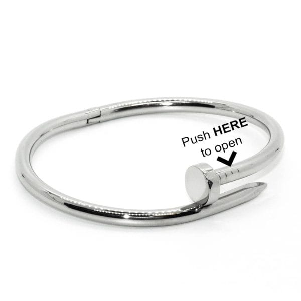 car Inspired Juste Un Clou Nail Bracelet Screw Cuff Bangle - Image 11