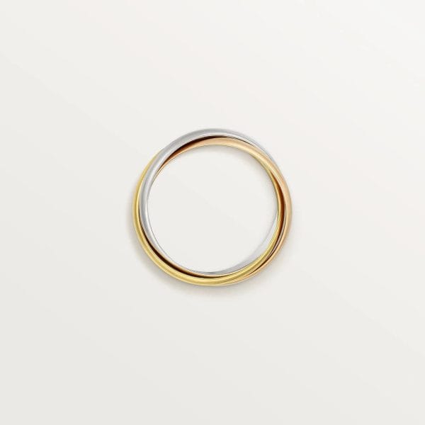 car Inspired TRINITY RING CLASSIC 3 Circles Ring - Billede 7