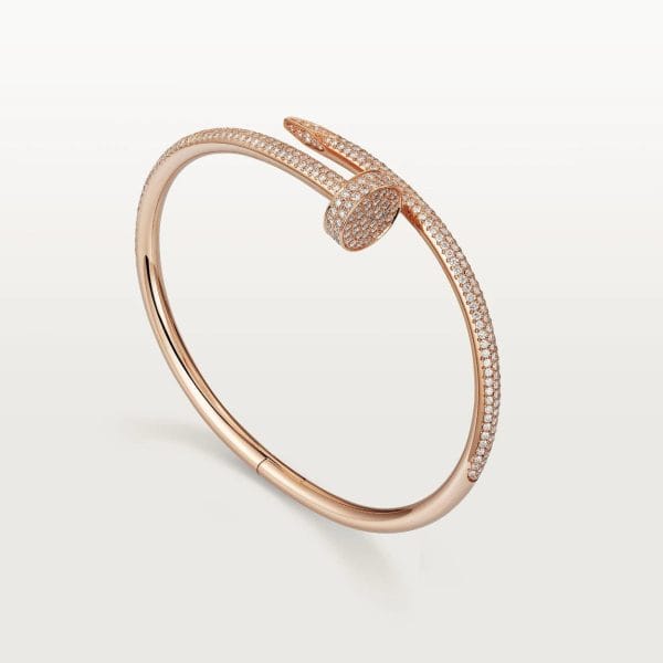 car Inspired Juste Un Clou Nail Screw Bracelet With Full Diamond Paved - Image 9