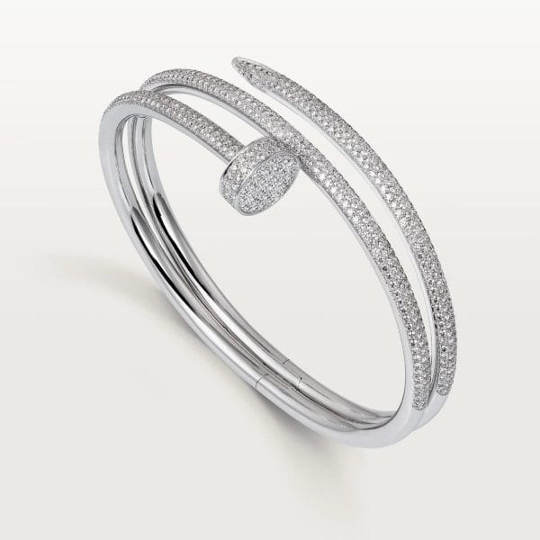 car Inspired Juste Un Clou Nail Screw Bracelet With Full Diamond Paved - Image 17