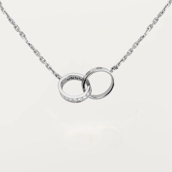 car Love Necklace Interlocking 2 Circles Necklace - Afbeelding 22