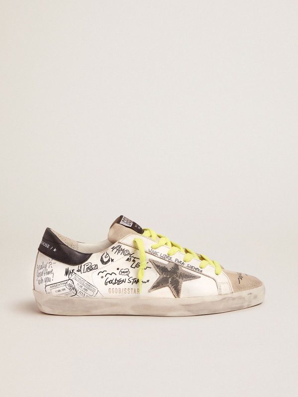 Women's Journey Sup-S sneakers with graffiti