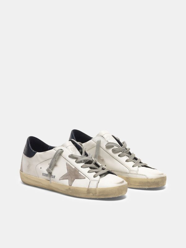 Star Sup-S sneakers in suede with blue heel tab - Immagine 3