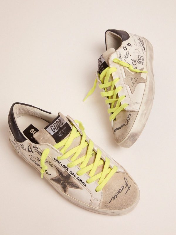 Women's Journey Sup-S sneakers with graffiti — изображение 2