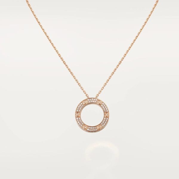 car The London Love Necklace With 3 Diamonds - Image 17