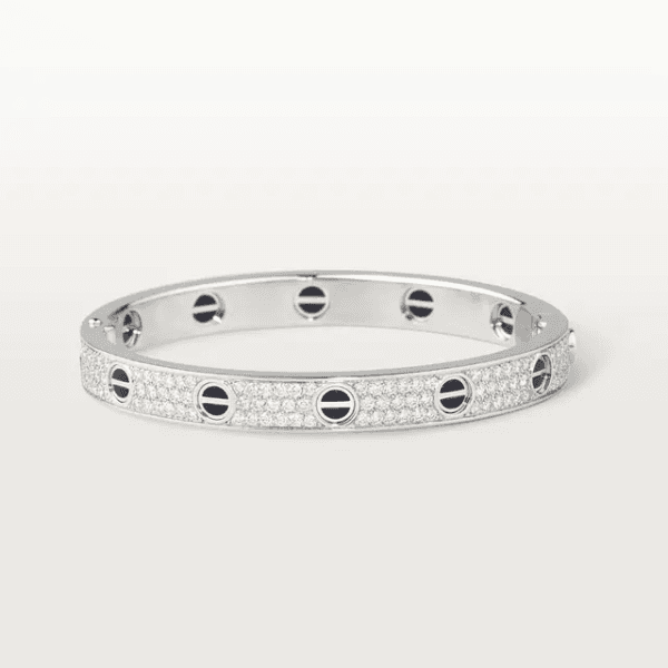CAR LOVE BRACELET, DIAMOND-PAVED, CERAMIC