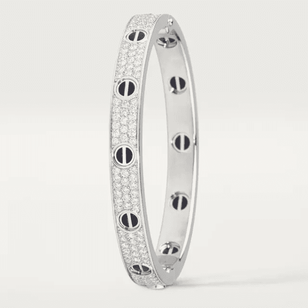 CAR LOVE BRACELET, DIAMOND-PAVED, CERAMIC - Billede 3