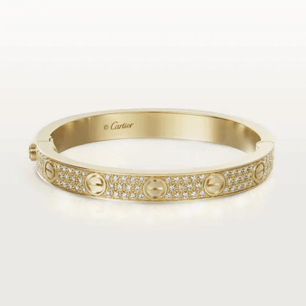 CAR LOVE BRACELET, DIAMOND-PAVED