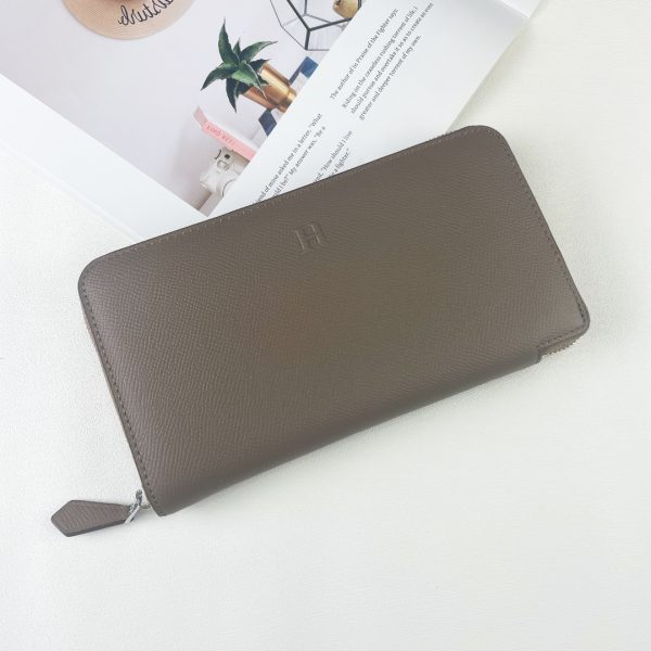 H Silk'in empson-Barenia leather wallet size : 20x11.5x1.5 cm - Afbeelding 11