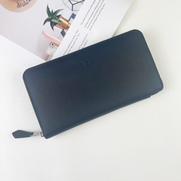 H Silk'in empson-Barenia leather wallet size : 20x11.5x1.5 cm - Afbeelding 10