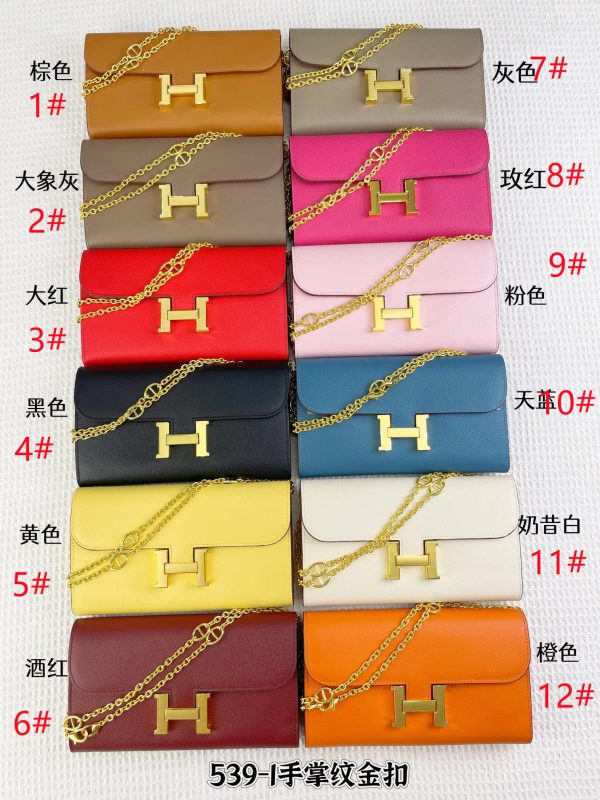 H Constance empson leather bag size:22*11cm - Afbeelding 4