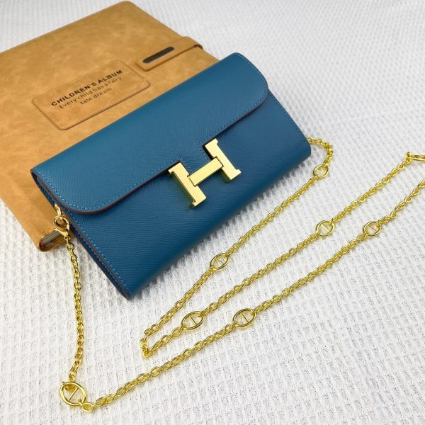 H Constance empson leather bag size:22*11cm - Afbeelding 5