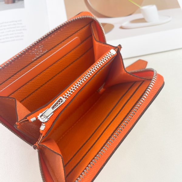 H Silk’in Empson-Barenia leather wallets size : 9.5 x 11.5 cm - Afbeelding 7