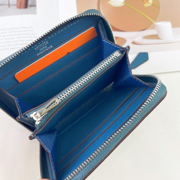 H Silk’in Empson-Barenia leather wallets size : 9.5 x 11.5 cm - Afbeelding 11