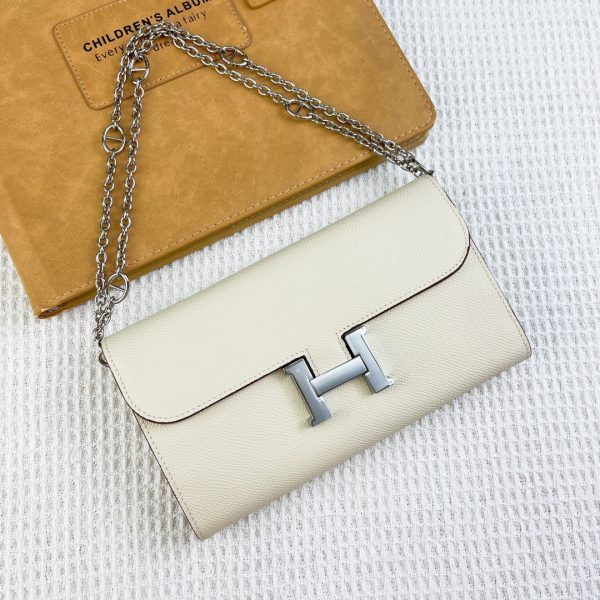H Constance empson leather bag size:22*11cm - Afbeelding 6