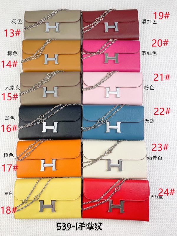 H Constance empson leather bag size:22*11cm - Afbeelding 3