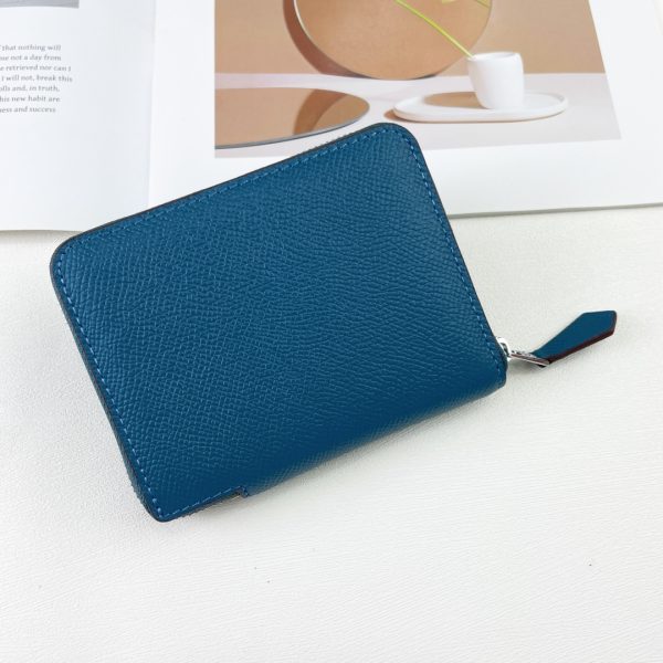 H Silk’in Empson-Barenia leather wallets size : 9.5 x 11.5 cm - Afbeelding 12