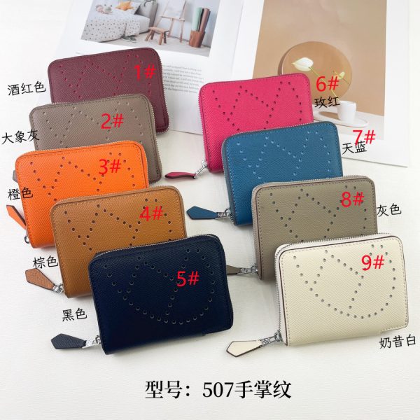 H Silk’in Empson-Barenia leather wallets size : 9.5 x 11.5 cm - Afbeelding 3