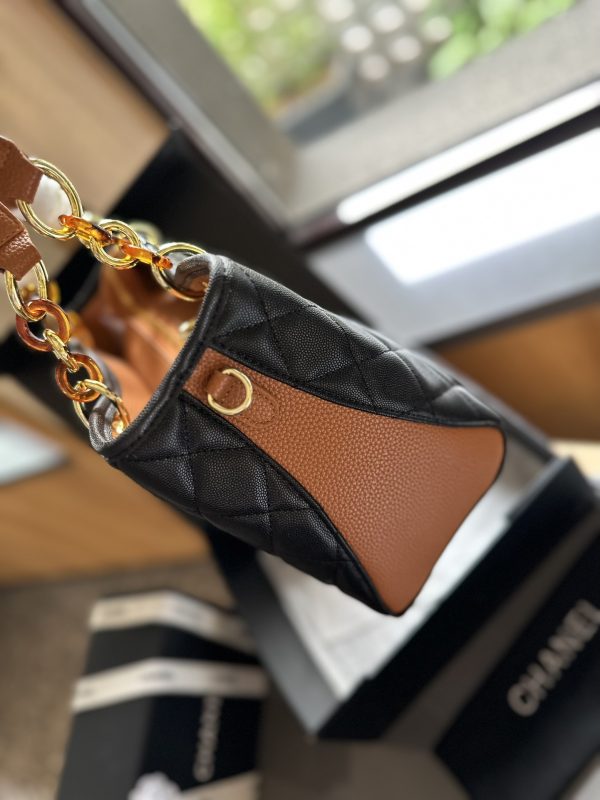Cc new arrival vintage tote bag caviar leather size: 27cm - Immagine 13