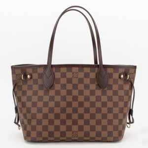 L N51109 Neverfull PM Shoulder Bag Damier Ebene Canvas