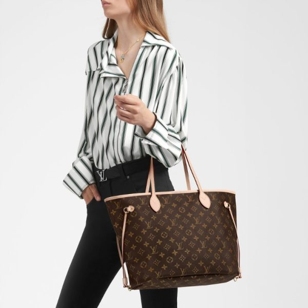 L M41178 Neverfull MM Shoulder Bag Monogram Canvas - Bild 11