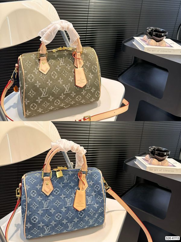 Louis new arrival speedy 25 denim bag size: 25 * 19  cm - Image 3