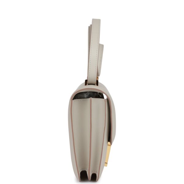 H Constance 18 Gris Perle Swift Gold Hardware - Image 2