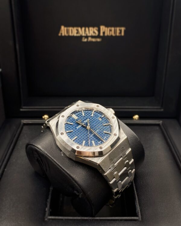 AP Royal Oak Selfwinding Blue dial, 37mm, Stainless steel, 15450ST.OO.1256ST.03