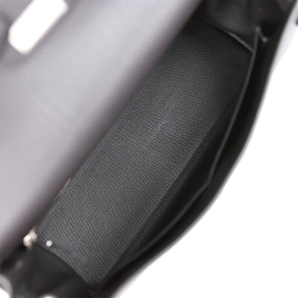 H Kelly Retourne 32cm Black Togo Palladium Hardware - Image 7