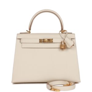 H Craie Epsom Sellier Kelly 28cm Gold Hardware