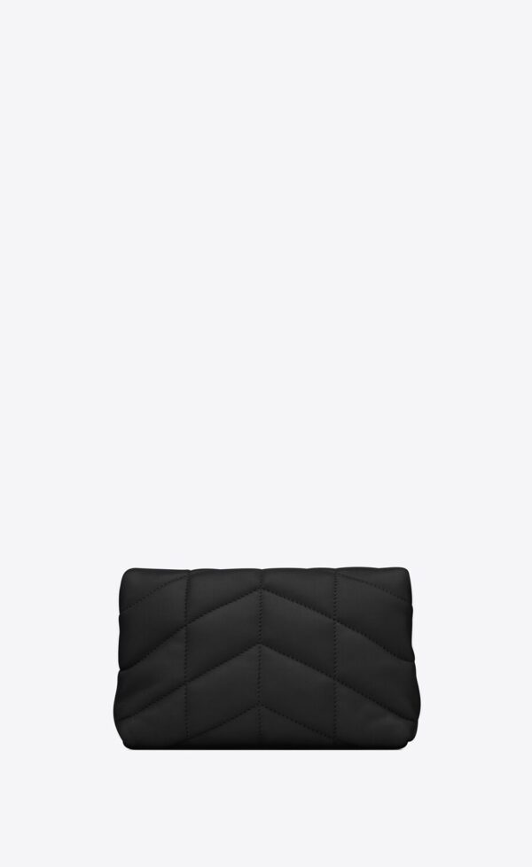 Y Puffer Small Pouch in Quilted Lambskin - Immagine 2