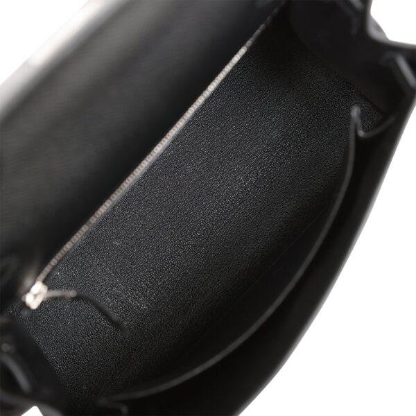 H Kelly Sellier 25 Black Epsom Palladium Hardware - Image 7