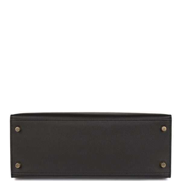 H Kelly Sellier 28 Black Epsom Gold Hardware - Bild 5