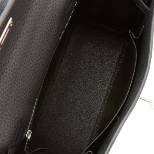 H Kelly Retourne 25 Black Togo Palladium Hardware - Immagine 8
